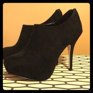 Black Booties NWOT